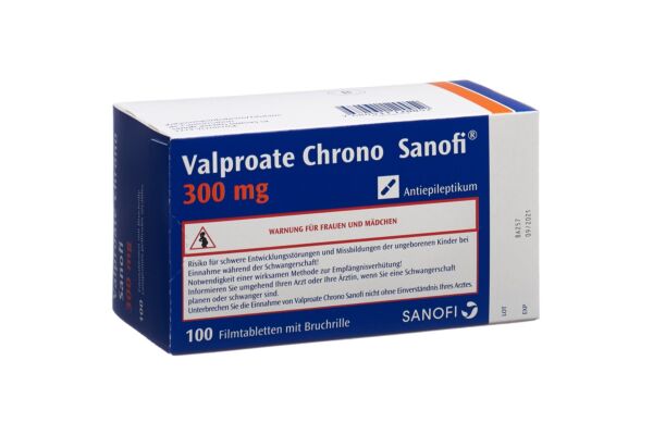 Valproate Chrono Sanofi cpr pell 300 mg 100 pce