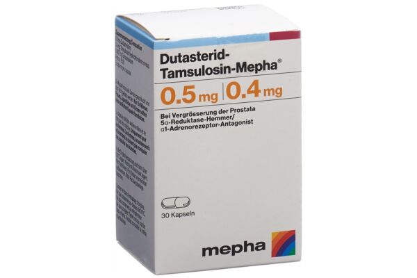 Dutasterid-Tamsulosin-Mepha Kaps 0.5/0.4 mg Ds 30 Stk