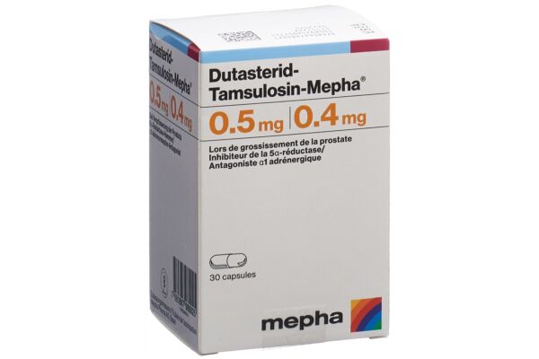 Dutasterid-Tamsulosin-Mepha Kaps 0.5/0.4 mg Ds 30 Stk