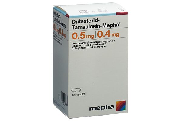 Dutasterid-Tamsulosin-Mepha Kaps 0.5/0.4 mg Ds 90 Stk