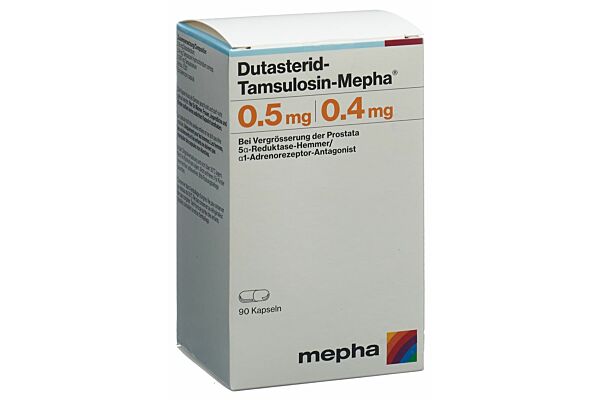 Dutasterid-Tamsulosin-Mepha caps 0.5/0.4 mg bte 90 pce