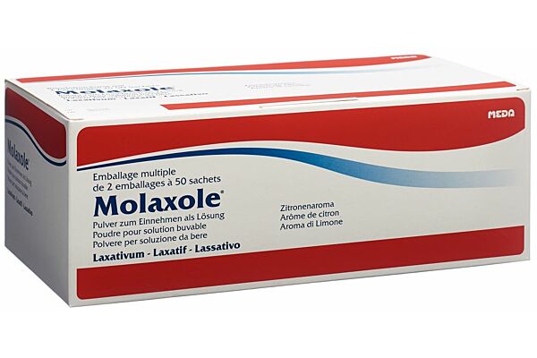 Molaxole pdr pour solution buvable 2 x 50 pce