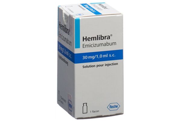 Hemlibra Inj Lös 30 mg/ml s.c. Durchstf