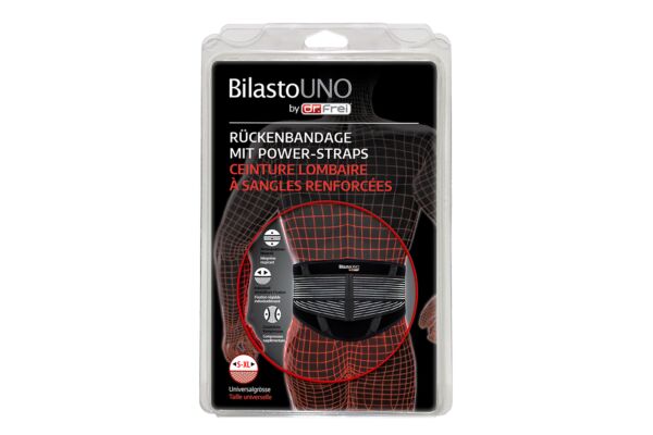 Bilasto Uno ceinture lombaire S-XL à sangles renforcées réglable