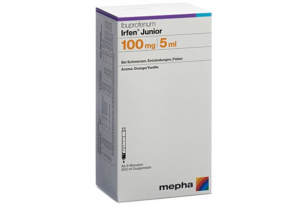 Irfen Junior Susp 100 mg/5ml Fl 200 ml