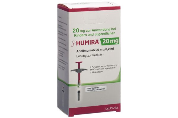 Humira Inj Lös 20 mg/0.2ml Fertigspritze 2 x 0.2 ml