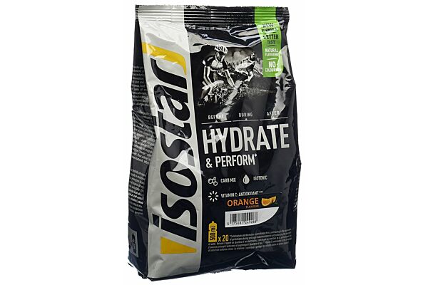 Isostar Hydrate & Perform Plv Orange Btl 800 g