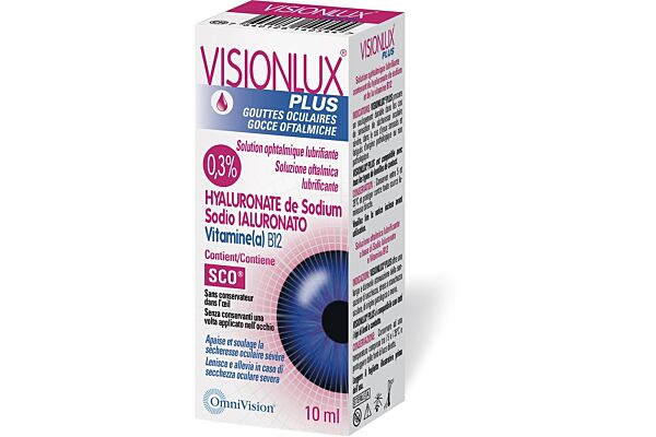 Visionlux Plus Gtt Opht Fl 10 ml