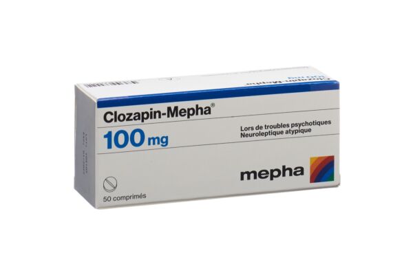 Clozapin-Mepha cpr 100 mg 50 pce