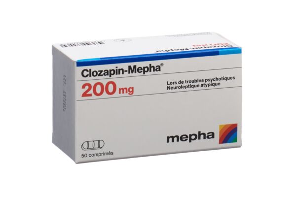 Clozapin-Mepha cpr 200 mg 50 pce