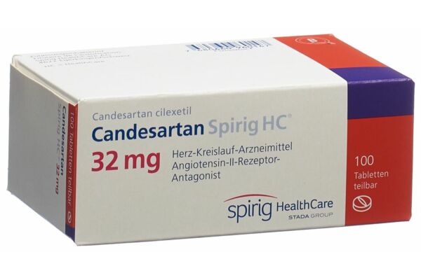 Candésartan Spirig HC cpr 32 mg 100 pce