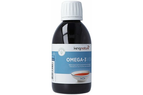 Kingnature OMEGA-3 VIDA liq Fl 250 ml