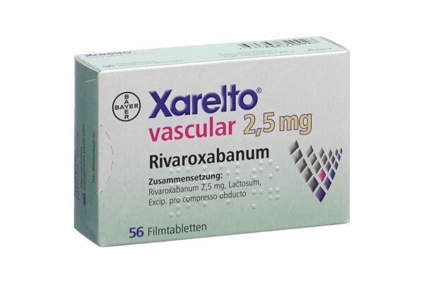 Xarelto vascular Filmtabl 2.5 mg 56 Stk