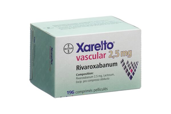 Xarelto vascular Filmtabl 2.5 mg 196 Stk