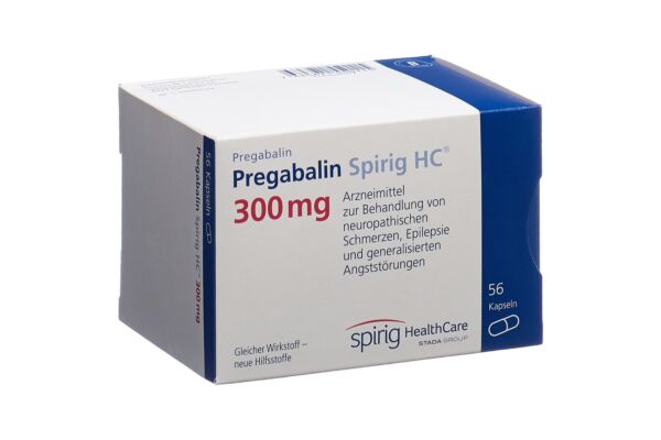 Prégabaline Spirig HC caps 300 mg 56 pce