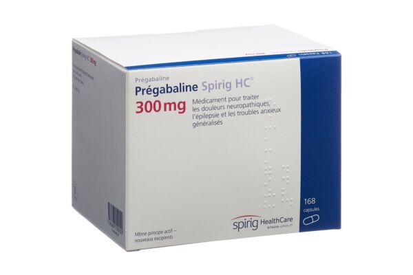 Pregabalin Spirig HC Kaps 300 mg 168 Stk