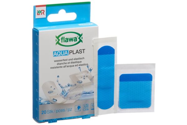 Flawa Aqua Plast pansement imperméable 2 grandeurs 20 pce