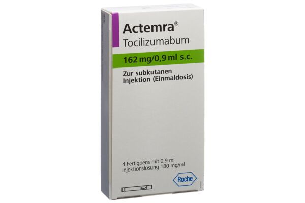 Actemra Inj Lös 162 mg/0.9ml Fertigpen 4 Stk