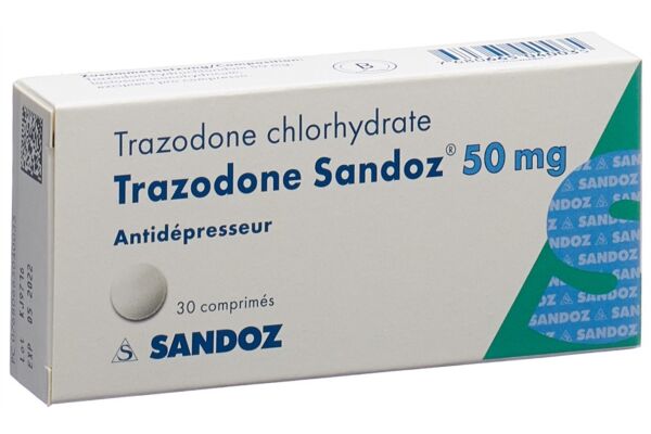 Trazodon Sandoz Tabl 50 mg 30 Stk