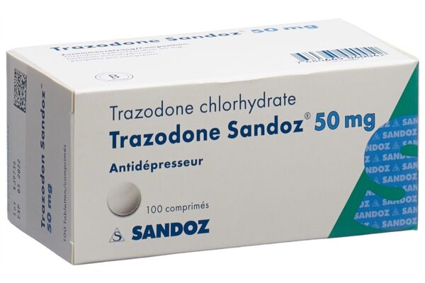 Trazodone Sandoz cpr 50 mg 100 pce