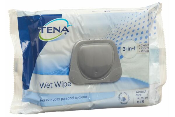 TENA Wet Wipes 48 pce