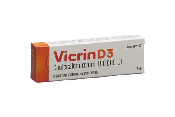 Vicrin D3 solution buvable 100000 I.U. 2 ml