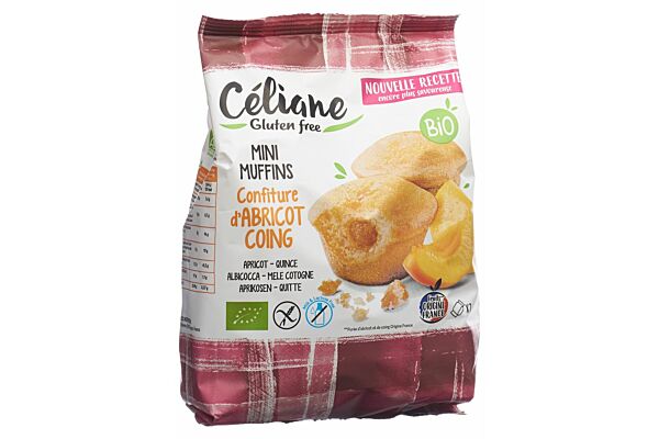Céliane Mini-Muffins Aprikosen glutenfrei Bio 200 g