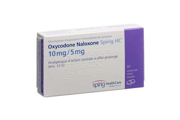 Oxycodone Naloxone Spirig HC cpr ret 10mg/5mg 30 pce