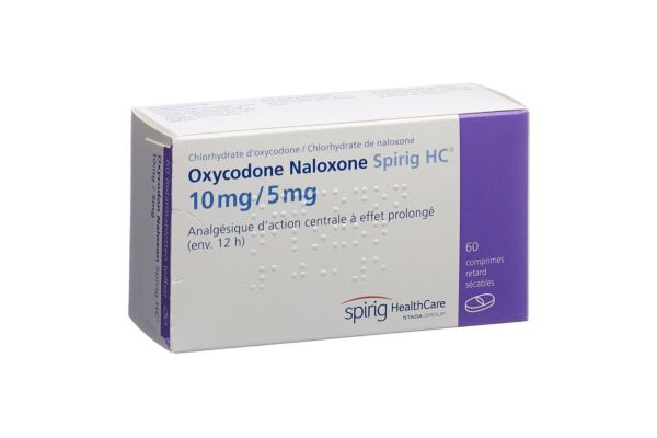Oxycodone Naloxone Spirig HC cpr ret 10mg/5mg 60 pce