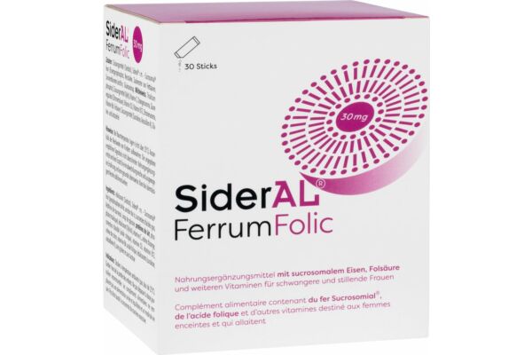 SiderAL Ferrum Folic Plv 30 Btl 1.6 g