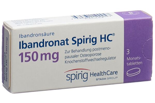 Ibandronat Spirig HC 150 mg Monatstabletten