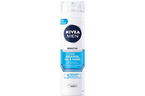 Nivea Men Sensitive Cool gel à raser 200 ml