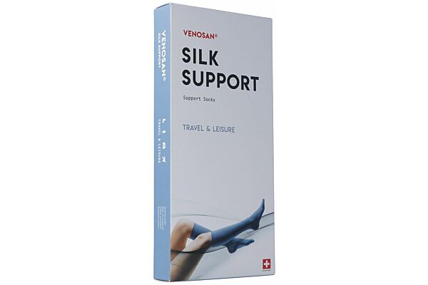 Venosan Silk a-d support socks M jeans 1 paire