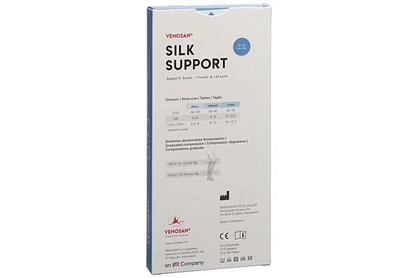 Venosan Silk A-D Support Socks S silver 1 Paar
