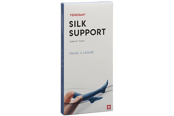Venosan Silk a-d support socks S silver 1 paire