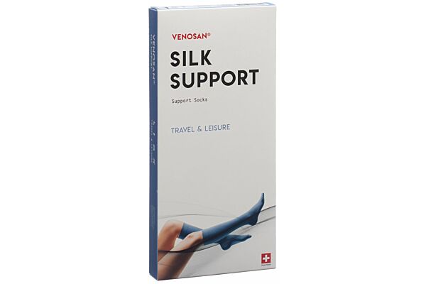Venosan Silk a-d support socks L apricot 1 paire