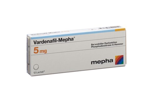 Vardenafil-Mepha Lactab 5 mg 12 pce