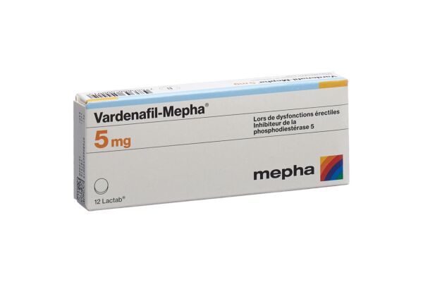 Vardenafil-Mepha Lactab 5 mg 12 Stk