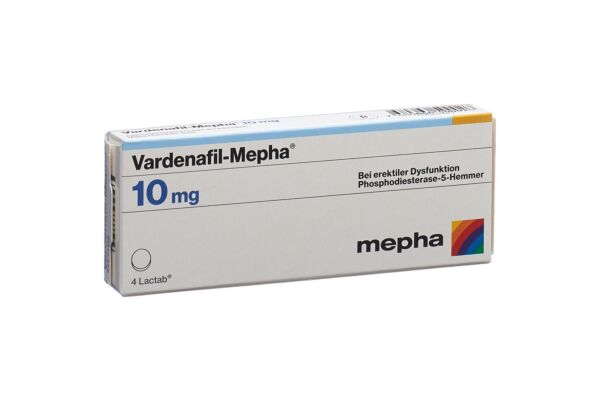Vardenafil-Mepha Lactab 10 mg 4 Stk