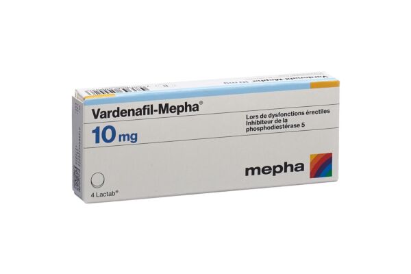 Vardenafil-Mepha Lactab 10 mg 4 pce