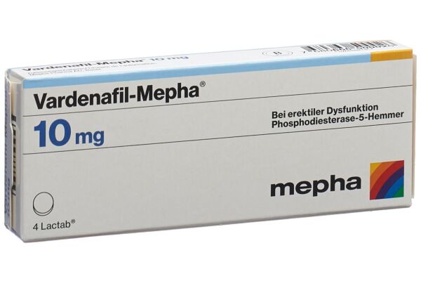 Vardenafil-Mepha Lactab 10 mg 12 Stk