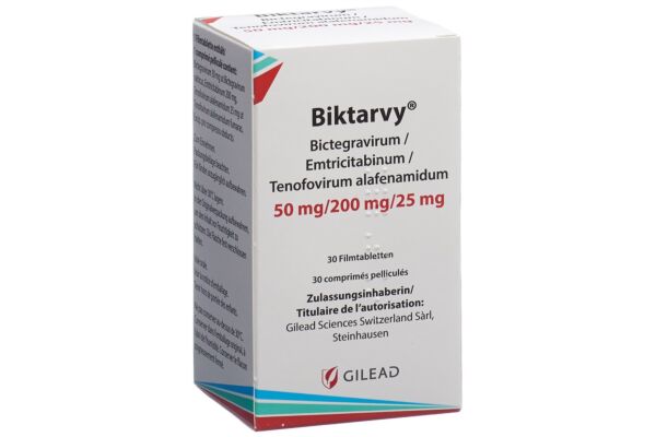 Biktarvy Filmtabl 50/200/25mg Ds 30 Stk