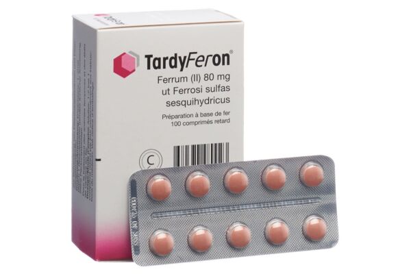 Tardyferon cpr ret 80 mg 100 pce