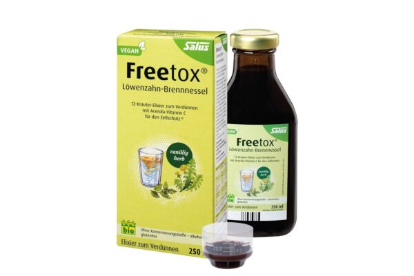 Salus Freetox élixir de pissenlit et d'ortie bio fl 250 ml