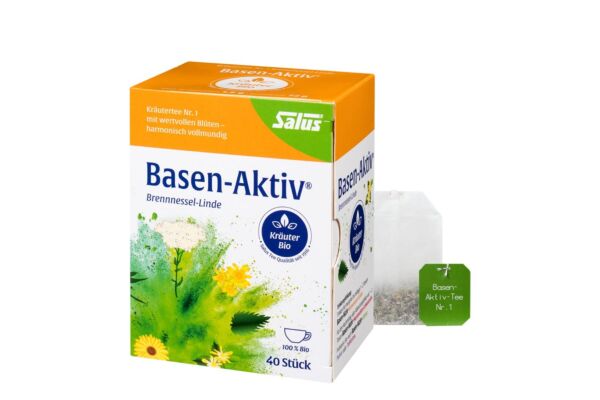 Salus Tisane Basique-Actif no 1 aux herbes alcalinisantes bio sach 40 pce