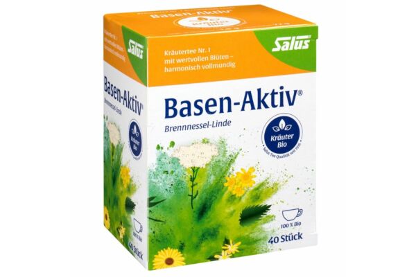 Salus Tisane Basique-Actif no 1 aux herbes alcalinisantes bio sach 40 pce