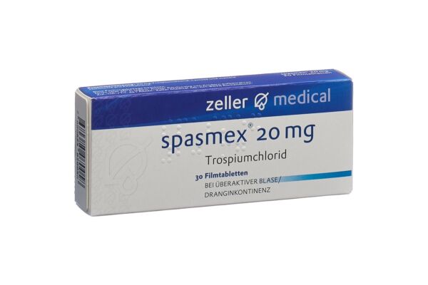 Spasmex cpr pell 20 mg 30 pce