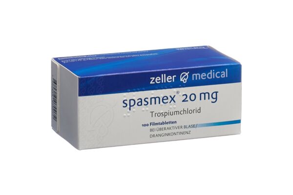 Spasmex cpr pell 20 mg 100 pce