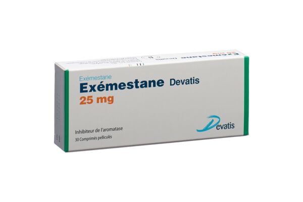 Exémestane Devatis cpr pell 25 mg 30 pce