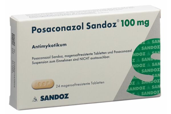 Posaconazol Sandoz Tabl 100 mg 24 Stk